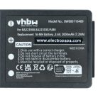 VHBW Fernbedienungsakku HBC FBFUB09N, BA223031, BA223001, BA223000, BA223030 - 2000 mAh 3,6 V NiMH