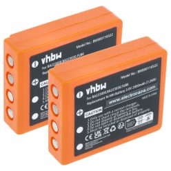   VHBW Távirányító Akkumulátor BA223000, BA223030, BA223001 - 2000 mAh 3,6 V NiMH