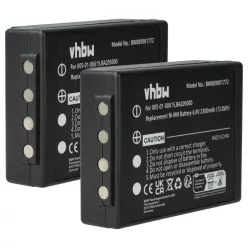   VHBW Remote Control Battery 005-01-00615, BA205000, BA205030 - 2300 mAh 6 V NiMH