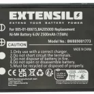 VHBW Remote Control Battery 005-01-00615, BA205000, BA205030 - 2500 mAh 6 V NiMH