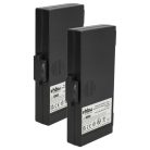 VHBW Radio Battery Hetronic 68303000, 68303010, 6830300, 68303020, HE010 - 2000 mAh 9.6 V NiMH
