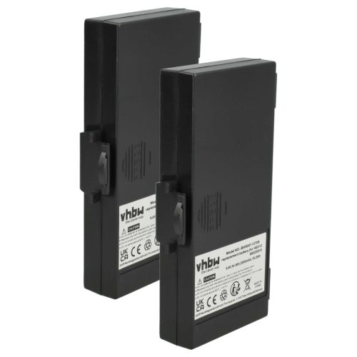 VHBW Radio Battery Hetronic 68303000, 68303010, 6830300, 68303020, HE010 - 2000 mAh 9.6 V NiMH