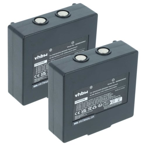 VHBW Battery KH68300990, for EX2-22 remote control - 2500 mAh 3.6 V NiMH