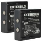 VHBW Remote Control Battery 68300510, 68300520, 68300525 - 750 mAh 9.6 V NiMH