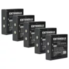 VHBW Remote Control Battery 68300510, 68300520, 68300525 - 750 mAh 9.6 V NiMH