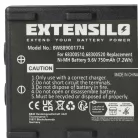 VHBW Remote Control Battery 68300510, 68300520, 68300525 - 750 mAh 9.6 V NiMH