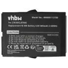 VHBW Remote Control Battery Danfoss 2303692, BT06K - 600 mAh 4.8 V NiMH