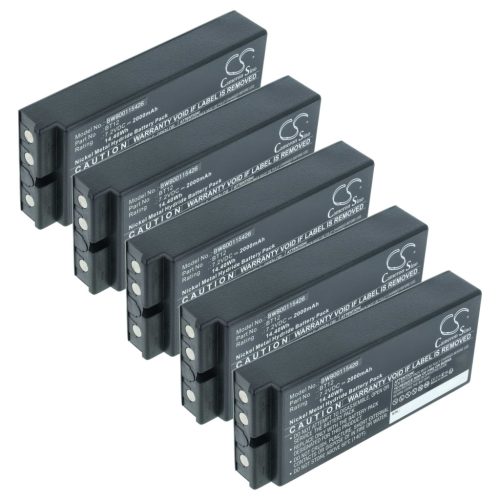 VHBW Távirányító Akkumulátor Danfoss 2303696, BT12 - 2000 mAh 7,2 V NiMH