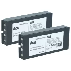   VHBW Távirányító Akkumulátor Danfoss 2305271, BT24IK - 2000 mAh 4,8 V NiMH
