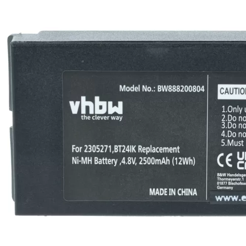 VHBW Remote Control Battery 2305271, BT24IK - 2500 mAh 4.8 V NiMH