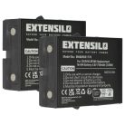 VHBW Remote Control Battery BT06K, 2303692 - 750 mAh 4.8 V NiMH