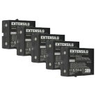 VHBW Remote Control Battery BT06K, 2303692 - 750 mAh 4.8 V NiMH