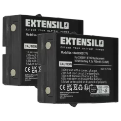   VHBW Távirányító Akkumulátor Danfoss 2303691, BT06 - 750 mAh 7,2 V NiMH