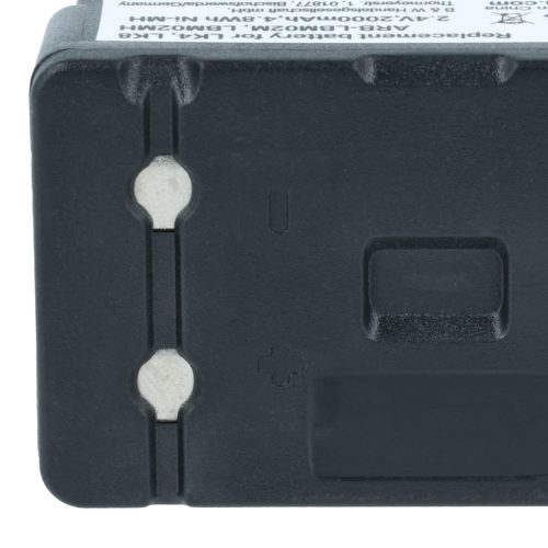 VHBW Fernbedienung Akku ARB-LBM02M, LBM02MH - 2000 mAh 2,4 V NiMH