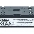 VHBW Remote Control Battery ARB-LBM02M, LBM02MH - 2000 mAh 2.4 V NiMH