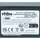 VHBW Remote Control Battery R0BATT00E12A0, LPM04 - 5000 mAh 7.4 V Li-polymer