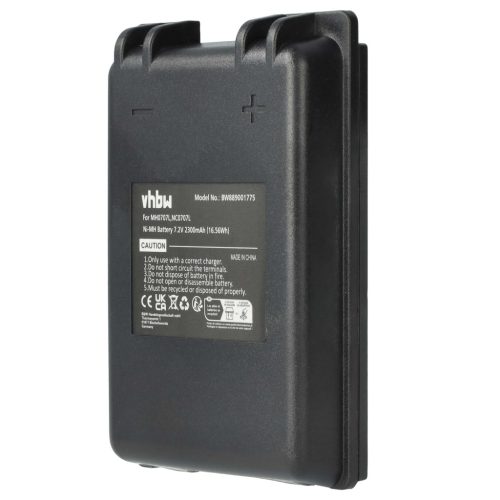 VHBW Remote Control Battery MH0707L, NC0707L - 2300 mAh 7.2 V NiMH
