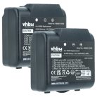 VHBW Remote Control Battery AS060, AS083 - 2000 mAh 3.6 V NiMH