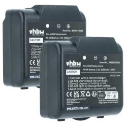   VHBW Remote Control Battery AS060, AS083 - 2000 mAh 3.6 V NiMH