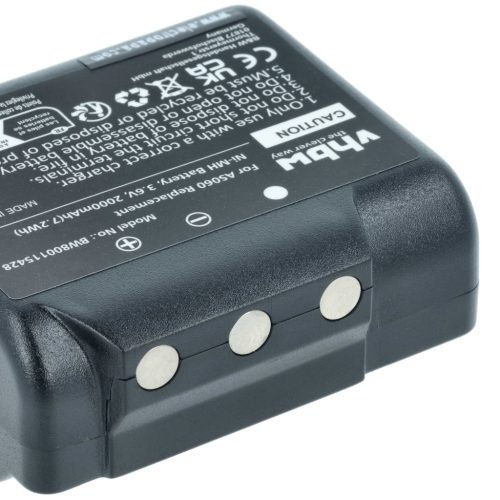VHBW Remote Control Battery AS060, AS083 - 2000 mAh 3.6 V NiMH