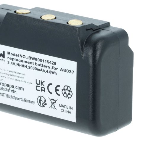 VHBW Remote Control Battery IMET WBH04.965, AS037 - 2000 mAh 2.4 V NiMH