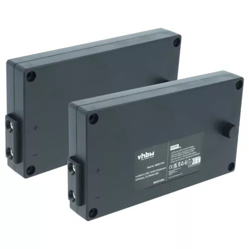 VHBW Remote Control Battery 738010957, 100-000-134 - 2000 mAh 12 V NiMH