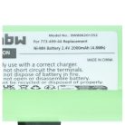 VHBW Remote Control Battery 773-499-44 - 2000 mAh 2.4 V NiMH