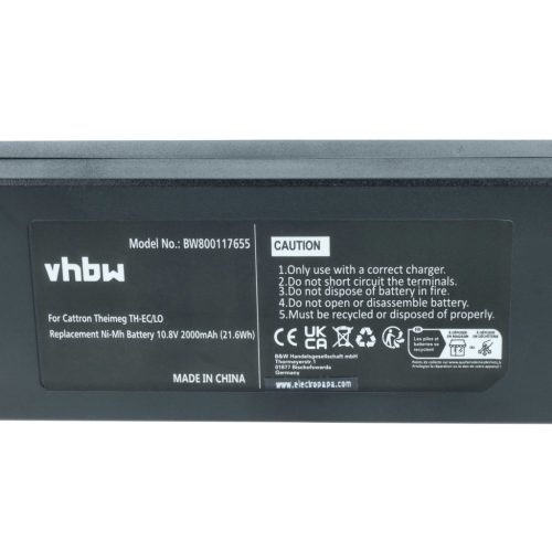 VHBW Fernbedienungsakku BT081-00053, B5018-00061 - 2000 mAh 10,8 V NiMH