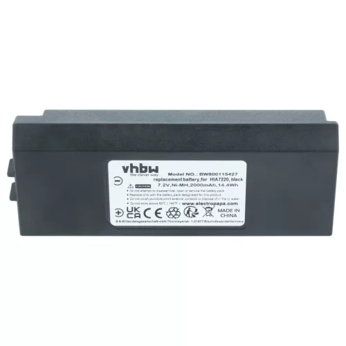 VHBW Radio Battery Hiab Olsberg, XS Drive - 2000 mAh 7.2 V NiMH