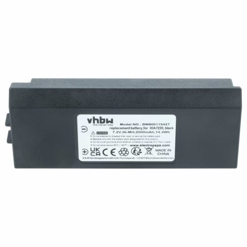 VHBW Rádió Akkumulátor Hiab Olsberg, XS Drive - 2000 mAh 7,2 V NiMH