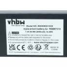 VHBW Battery Hiab 2.250.1000, 2.250.2010 - 2000 mAh 7.2 V NiMH