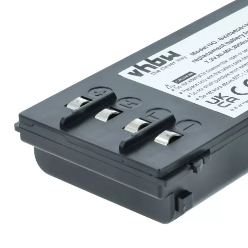 VHBW Battery Hiab 2.250.1000, 2.250.2010 - 2000 mAh 7.2 V NiMH