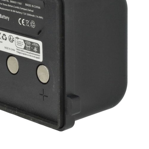 VHBW Távirányító Akkumulátor BT7223, BT7223MH - 2000 mAh 7,2 V NiMH