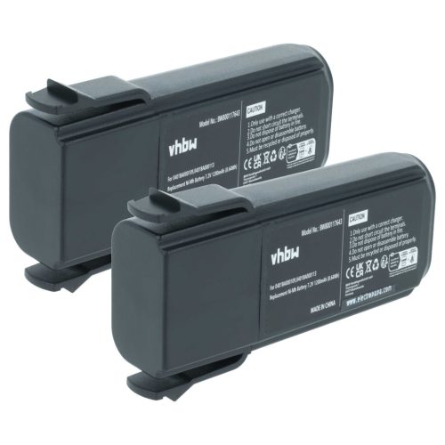VHBW Távirányító Akkumulátor Elca 0401BA000109, 0401BA000113, PINC-GEH, 04.142 - 1200 mAh 7,2 V NiMH