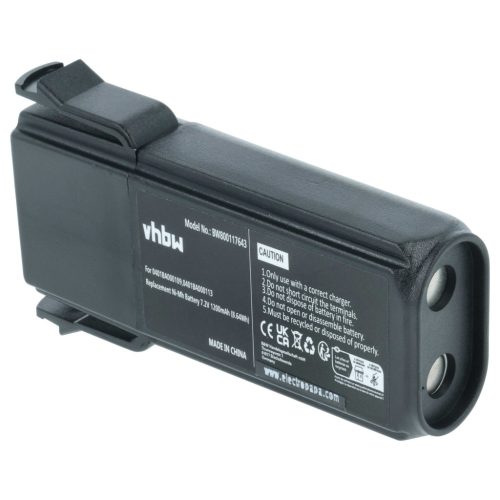 VHBW Távirányító Akkumulátor Elca 0401BA000109, 0401BA000113, PINC-GEH, 04.142 - 1200 mAh 7,2 V NiMH