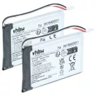 VHBW Remote Control Battery Elca 0401BA000311 - 1250 mAh 3.7 V Li-polymer