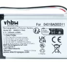 VHBW Remote Control Battery Elca 0401BA000311 - 1250 mAh 3.7 V Li-polymer