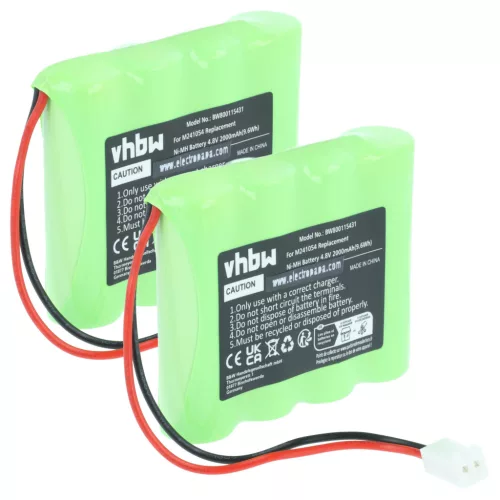 VHBW Remote Control Battery M241054 - 2000 mAh 4.8 V NiMH