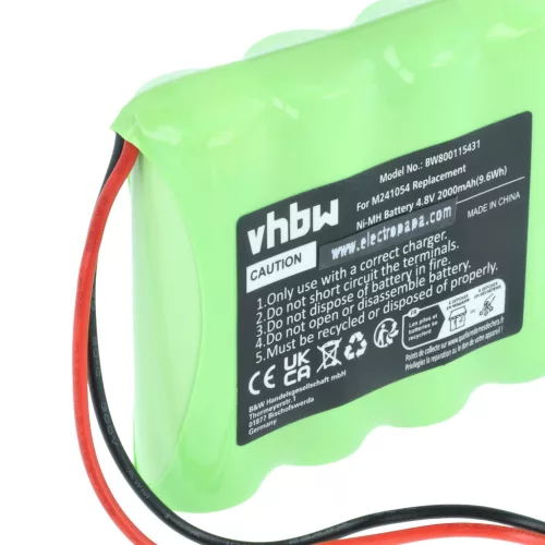 VHBW Remote Control Battery M241054 - 2000 mAh 4.8 V NiMH