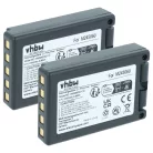 VHBW Fernbedienung Akku 22.381.2, D00004-02 - 2400 mAh 3,7 V Li-Ion