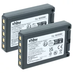   VHBW Fernbedienung Akku 22.381.2, D00004-02 - 2400 mAh 3,7 V Li-Ion