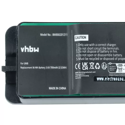VHBW Radio Akku JAY UWB - 700 mAh 3,6 V NiMH