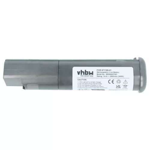 VHBW Battery to replace Dyson 971189-01, SV19, 414127-02 – 2500 mAh, 14.4 V, Li-Ion