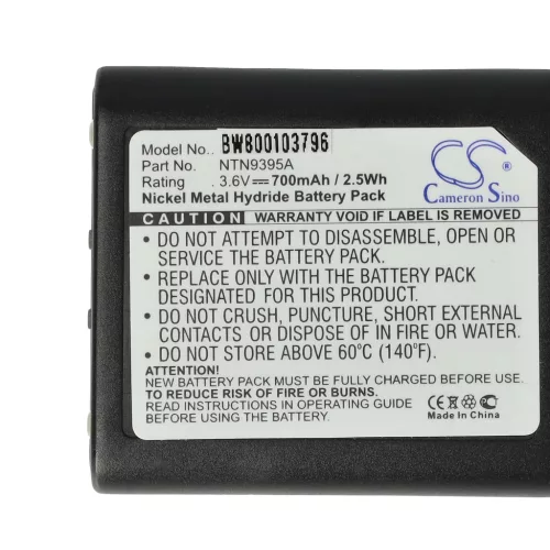 VHBW Radio Akku Motorola 1532, 56315, AP-4002H, 56318, AP-4002, 4002A, 53615 - 700 mAh 3,6 V NiMH