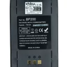 VHBW Radio Battery Icom BP-200, BP-200L, BP-200H, BP-200XL, BP-200M - 750 mAh 9.6 V NiMH