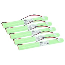   VHBW Vészvilágítás Akkumulátor BAES 329045490 - 1600 mAh 7,2 V NiCd