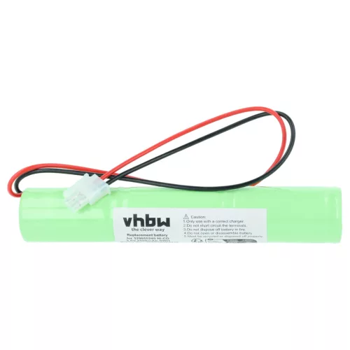 VHBW Emergency Lighting Battery BAES 329055240 - 2500 mAh 3.6 V NiCd
