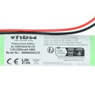VHBW Vészvilágítás Akkumulátor BAES 329055240 - 2500 mAh 3,6 V NiCd