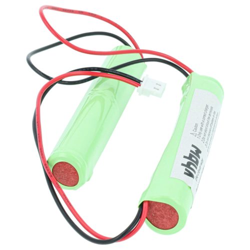 VHBW Vészvilágítás Akkumulátor BAES TD512433 - 800 mAh 4,8 V NiCd