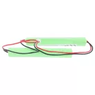 VHBW Emergency Lighting Battery BAES TD512433 - 800 mAh 4.8 V NiCd